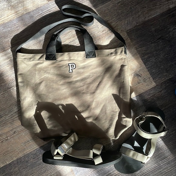 PINK Victoria's Secret Handbags - PINK Victoria’s Secret Sandals & Bag